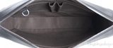 Black Infiniti Leather Calypso Messenger Bag MM
