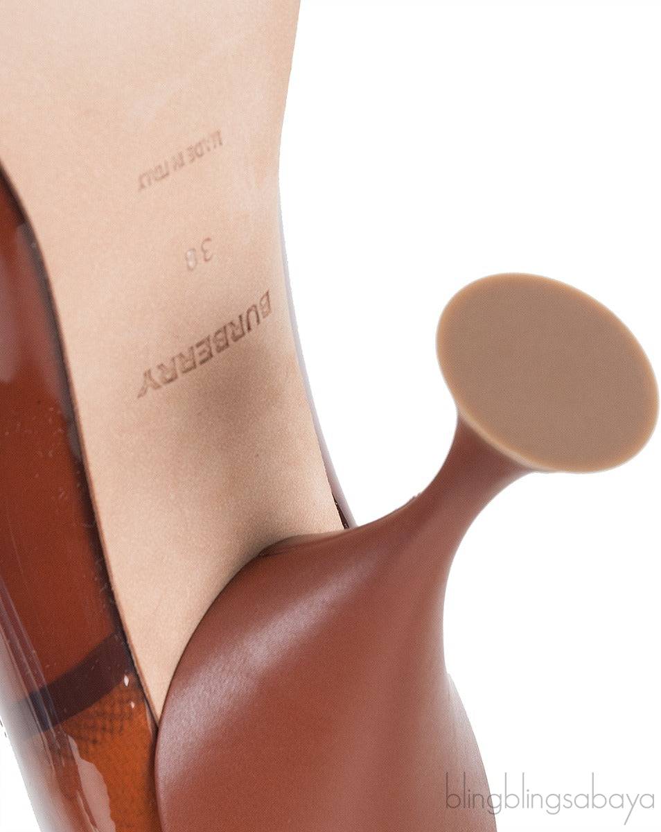 Kiltie Crystal Fringe Vinyl & Leather Point-Toe Heels