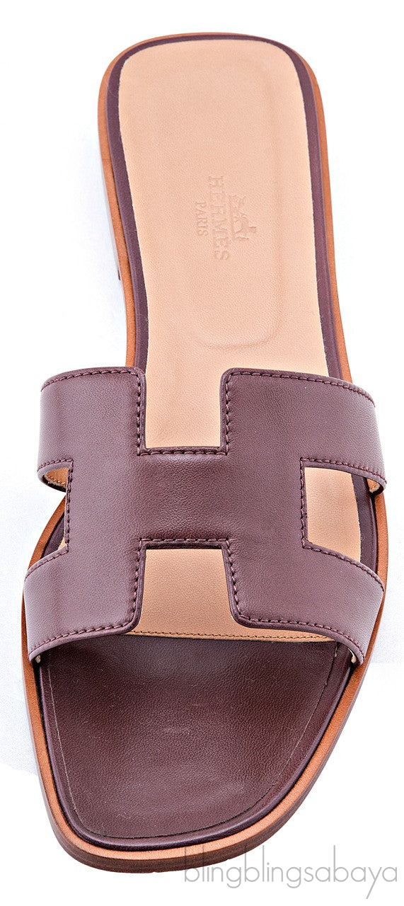 Oran Sandal Kidskin Plum