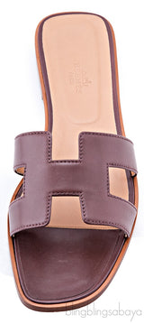 Oran Sandal Kidskin Plum