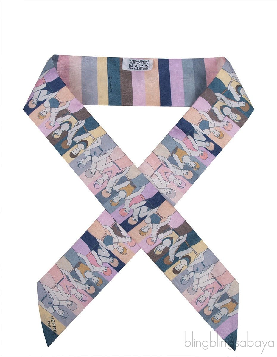 Hermes Les Baigneuses Silk Twilly