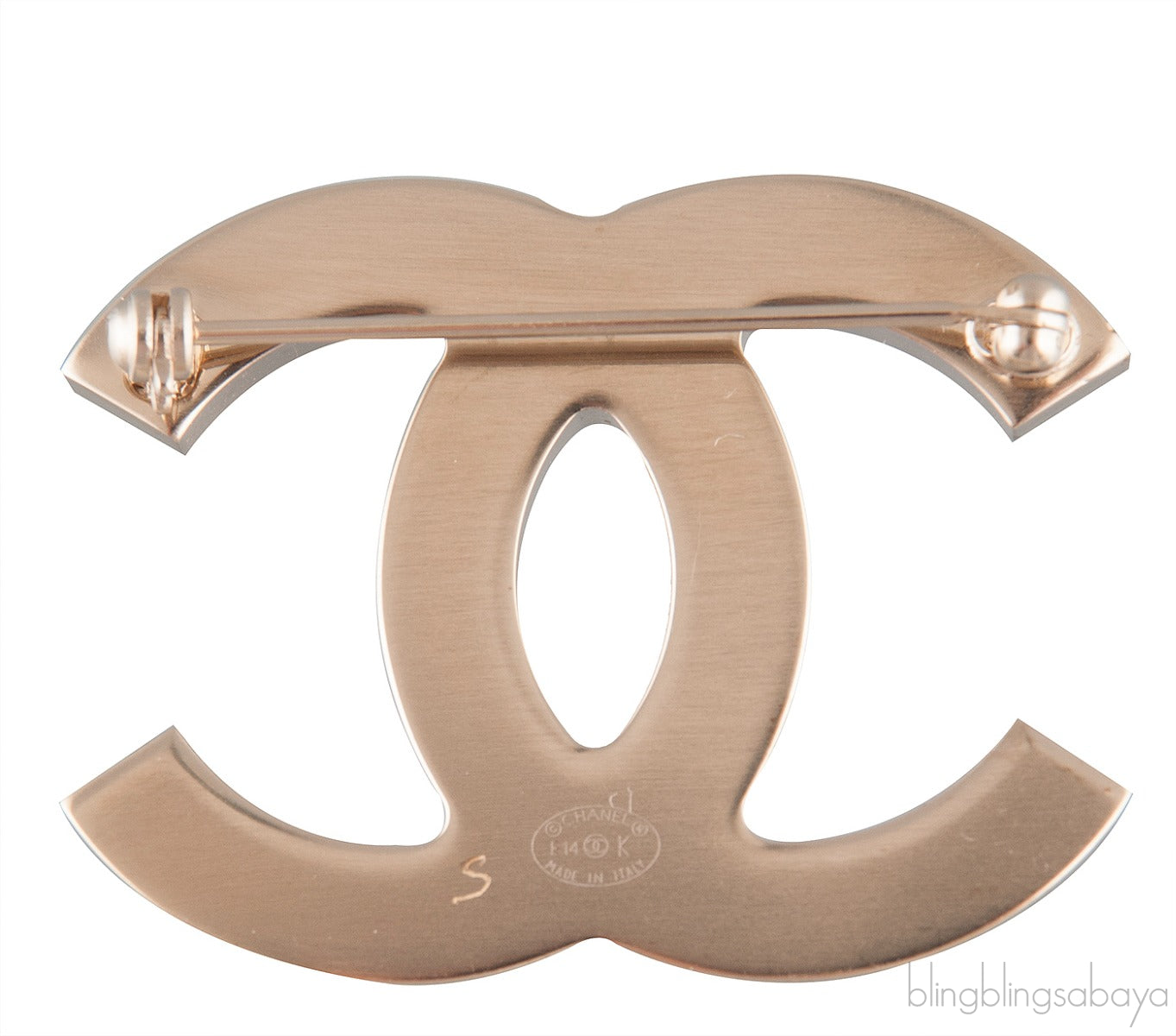 CC Tweed Hologram Pin