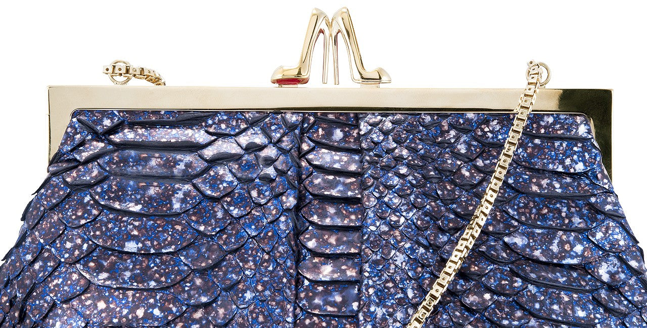 Python Loubi Clutch Bag