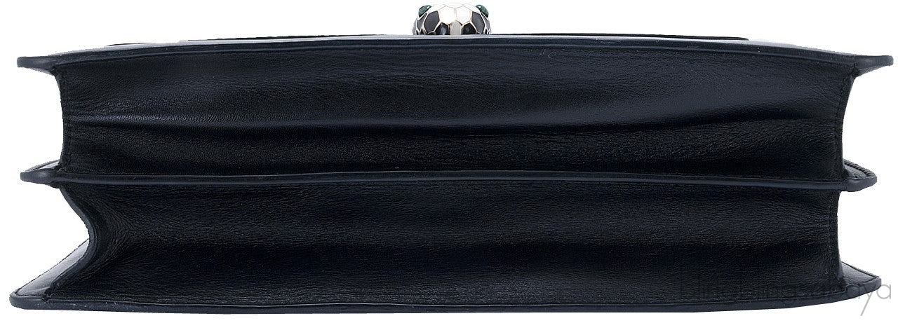 Serpenti Black Shoulder Bag