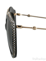 GG0214s Crystal Strass Sunglasses