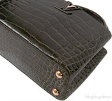 Capucines BB Crocodile Kaki Bag