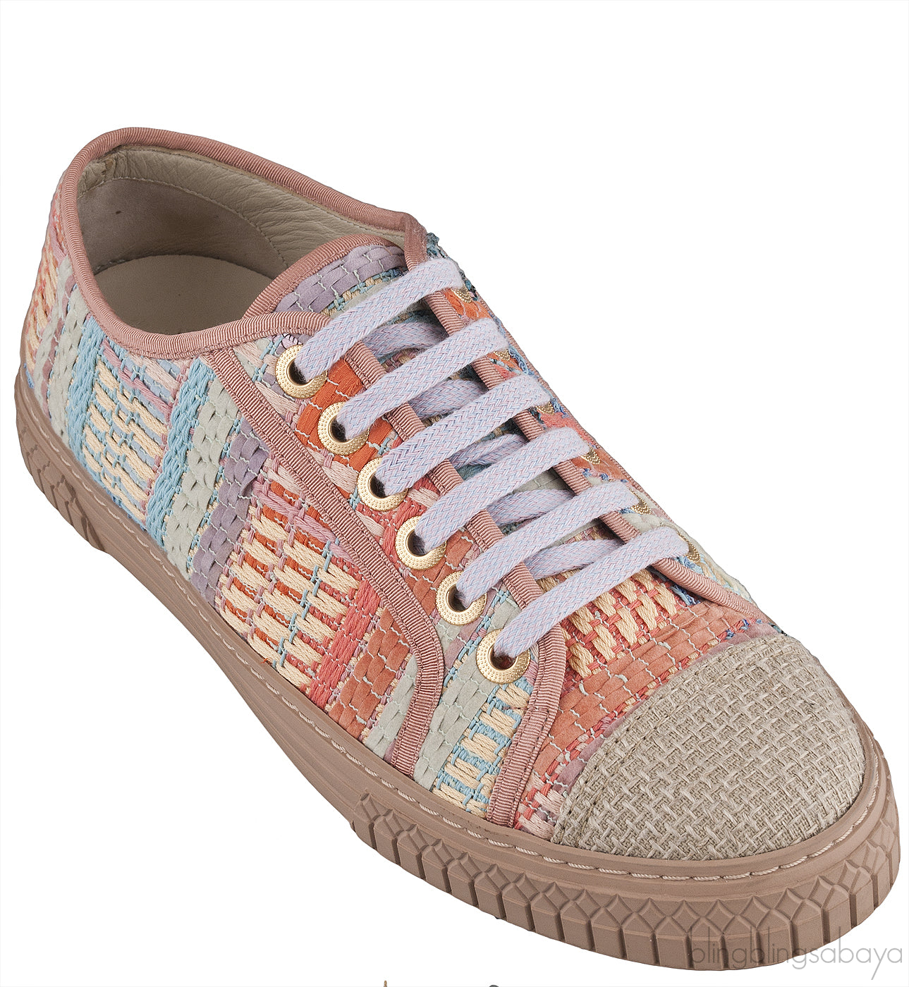 Tweed Low Cut Multicolor Sneakers