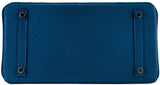 Birkin 30 Ostrich Blue Cobalt