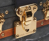 Louis Vuitton Grey Printed Petite Malle GHW
