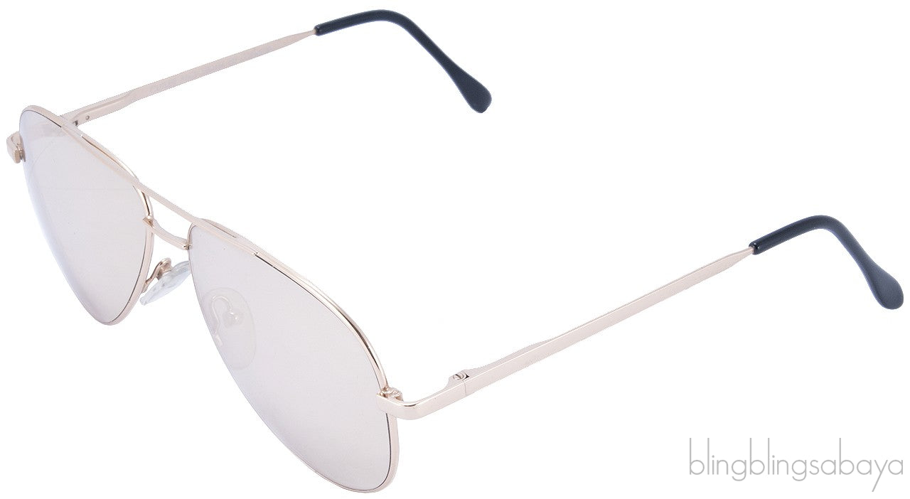 Gold 0740 Aviator Sunglasses