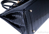 Birkin 35 Blue Marin Croco