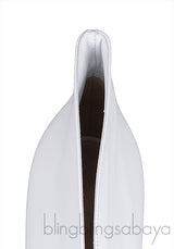 White Pointed Toe Heels