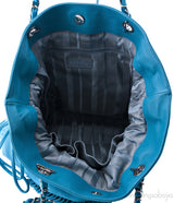 Disc Collection Turquoise Lambskin