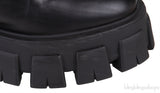 Black Monolith Leather Boots