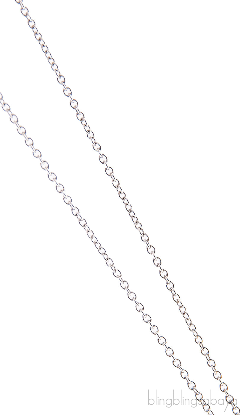 Petals Key Diamond Necklace