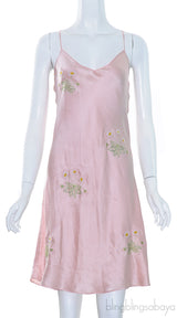 Floral Applique Satin Camisole