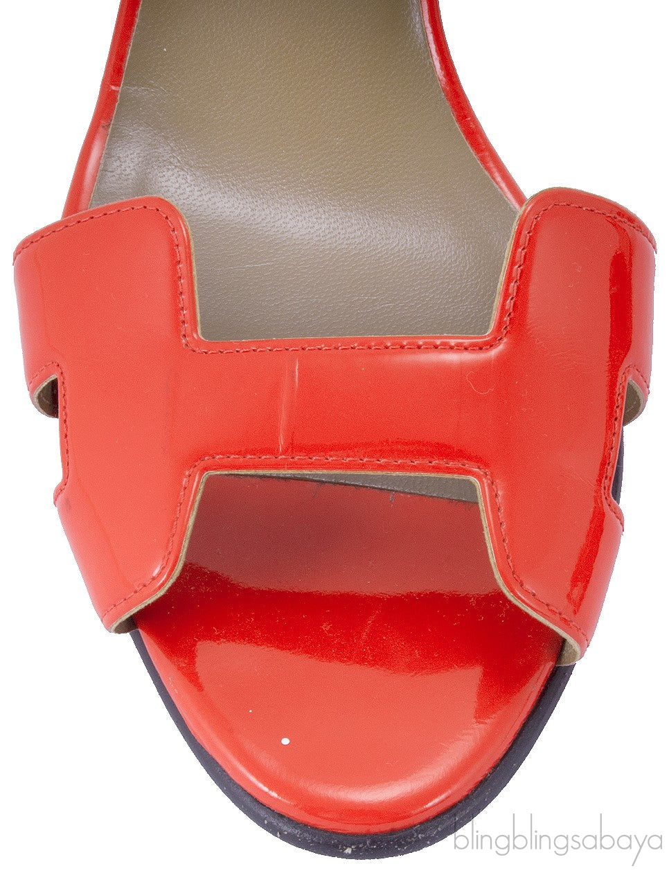 Night 70 Red Orange Slingback