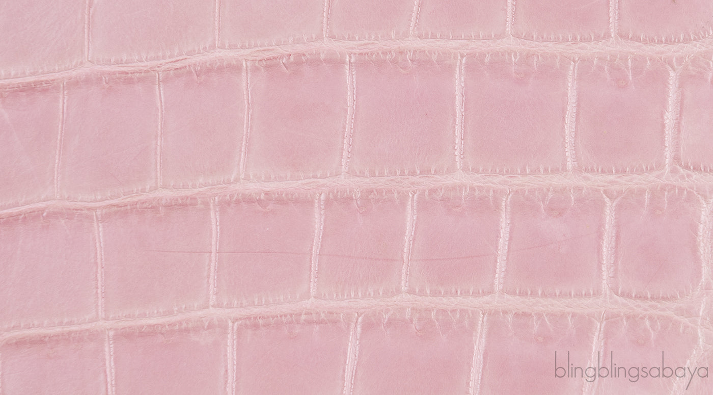 Moynat Rejane PM Pink Nilo Crocodile
