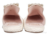 Off-white Crystal Flat Mule