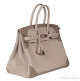 Birkin 35 Bicolor Ghillies Argile/Etoupe