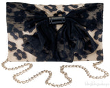 Leopard Print Bow Shoulder Bag*