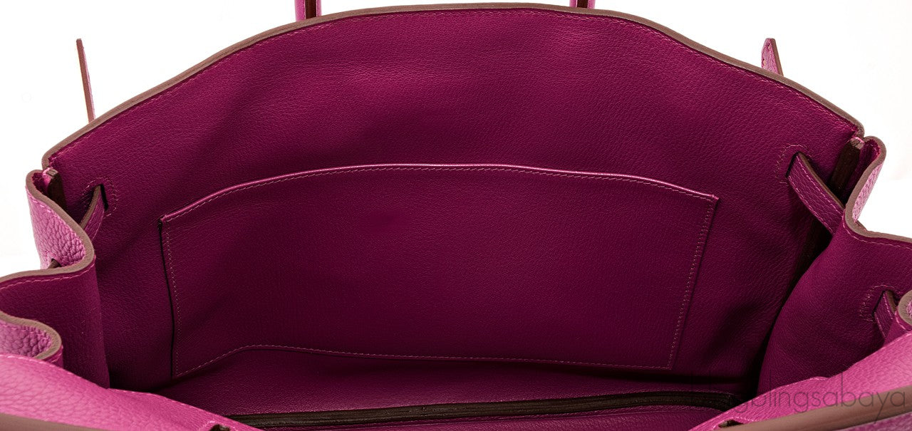 Birkin 35 Tosca Taurillon Clem