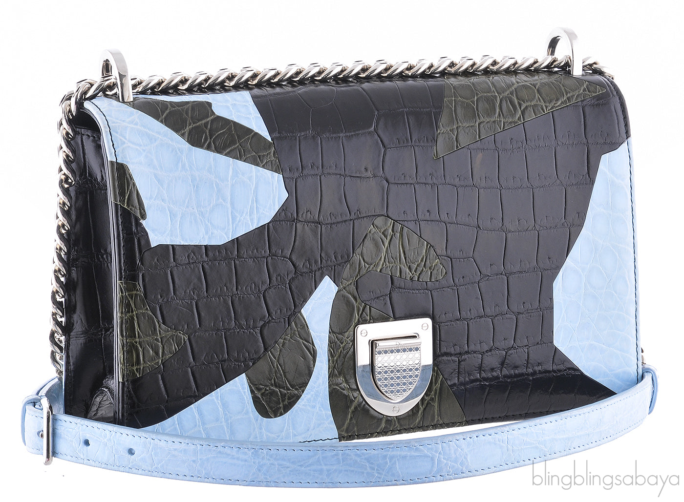 Diorama Marquetry Crocodile Bag*