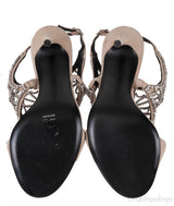 Spider Web Crystal Sandals