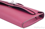 Kelly Cut Red Swift Clutch