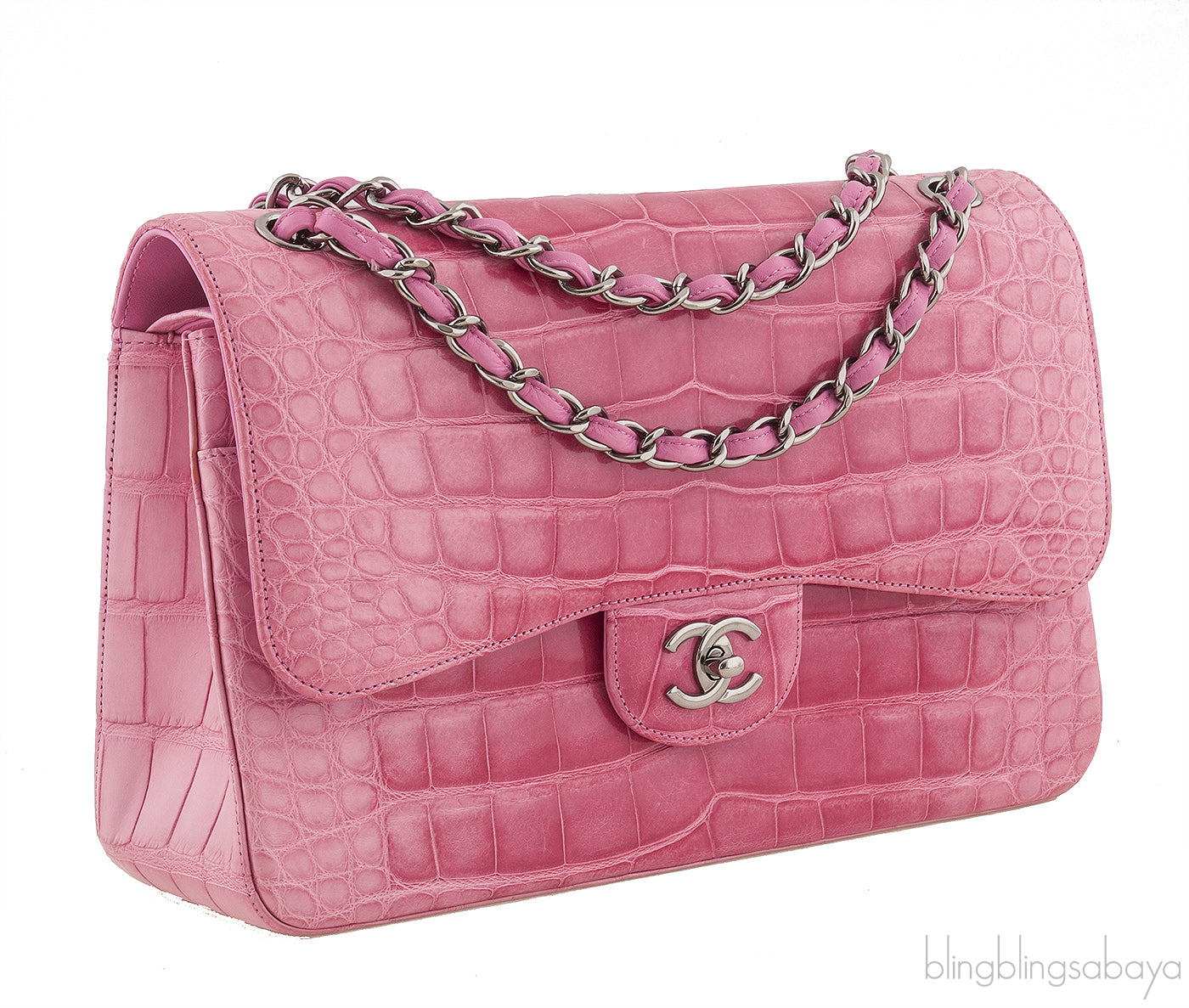 Gradient Pink Jumbo Crocodile