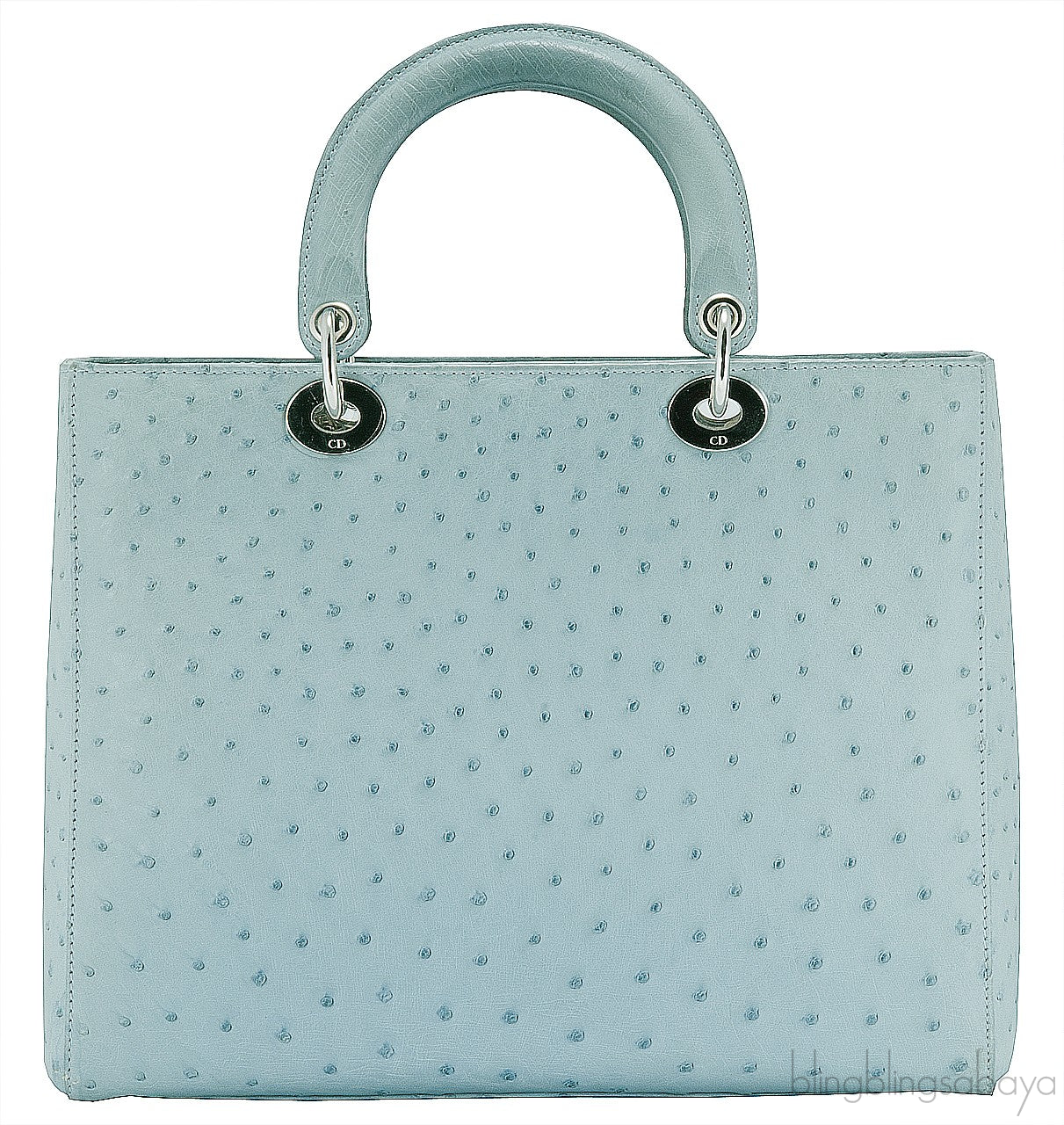 Lady Dior Ocean Blue Ostrich L.Ed