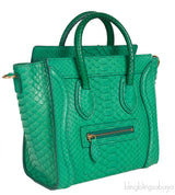 Green Python Nano Luggage