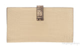 Bi-color Bearn Vanille Crocodile Ombre Lizard Wallet