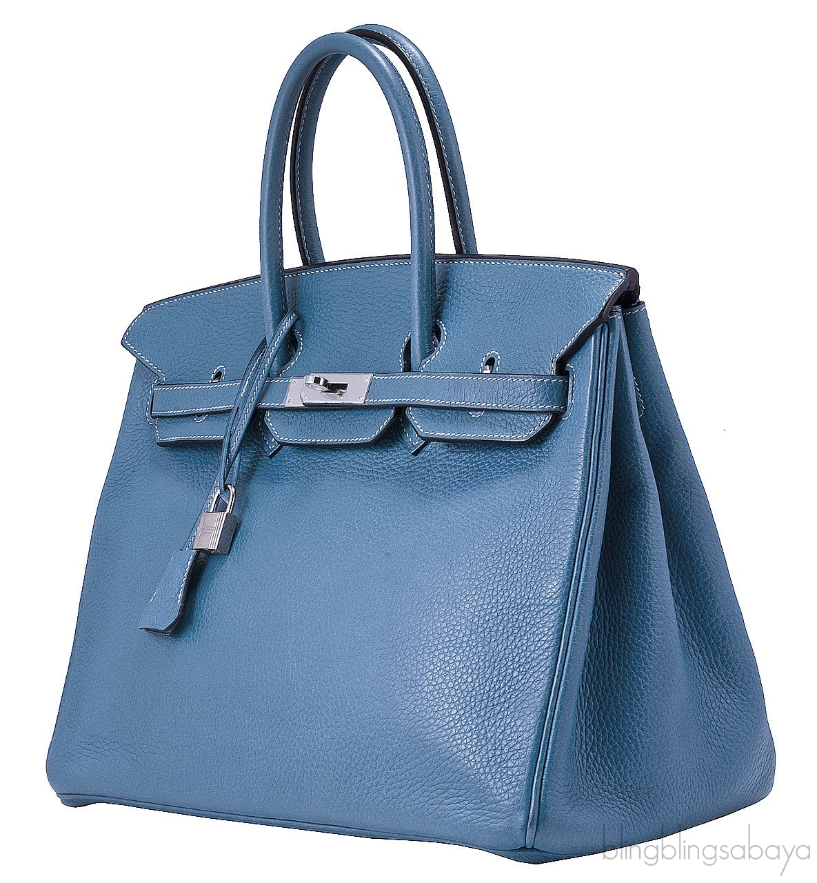 Birkin 35 Blue Jean Togo