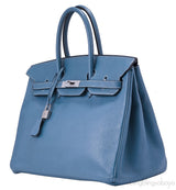 Birkin 35 Blue Jean Togo