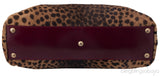 Leopard Spotted Calf Hair Peek-a-boo