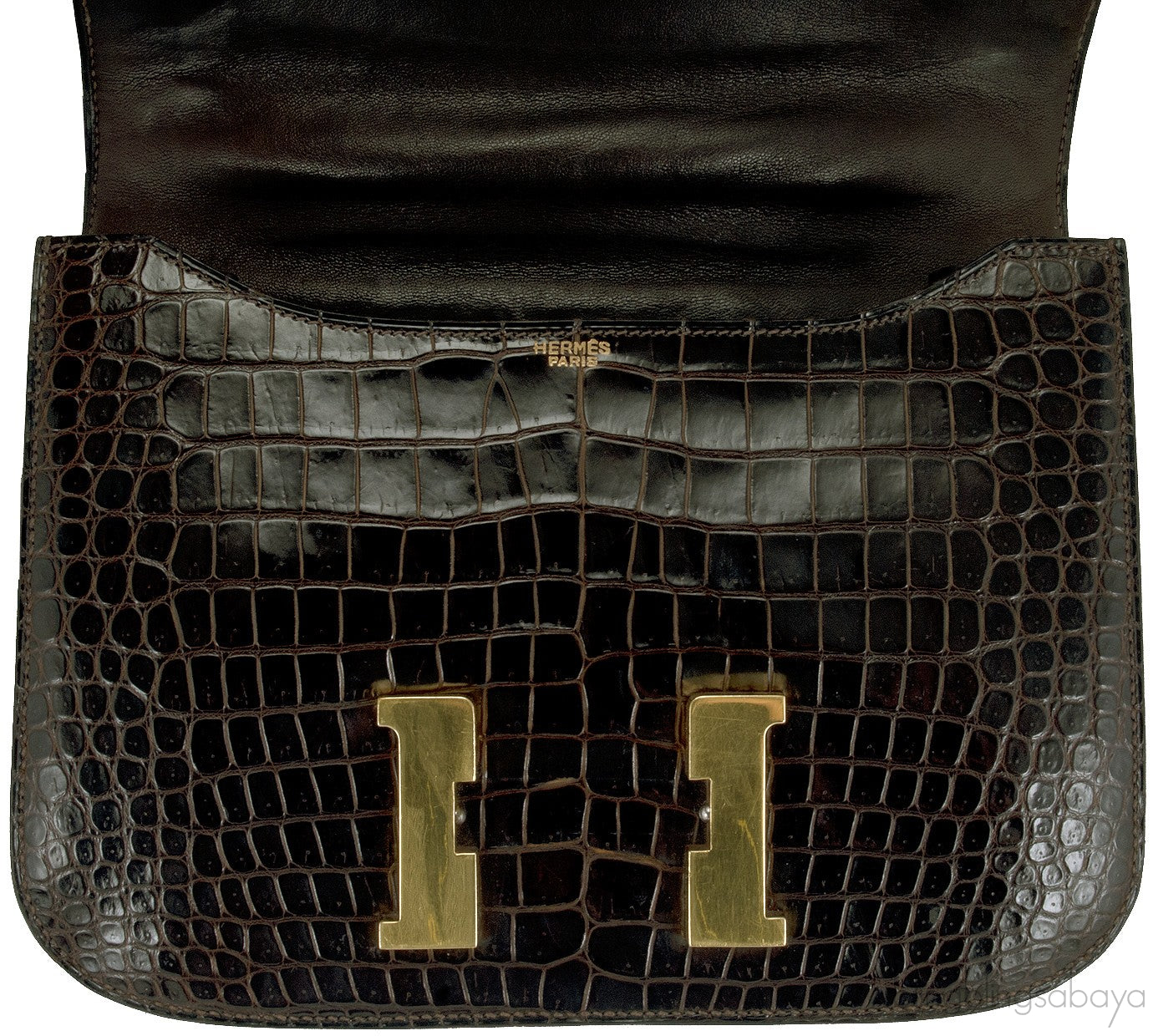 Vintage Constance Brown Crocodile