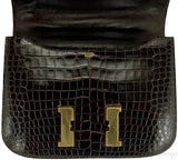 Vintage Constance Brown Crocodile