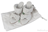 Curve Optic White Sandals