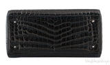 Lady Dior Black Crocodile Medium