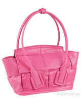 Pink Arco Mini Leather Tote