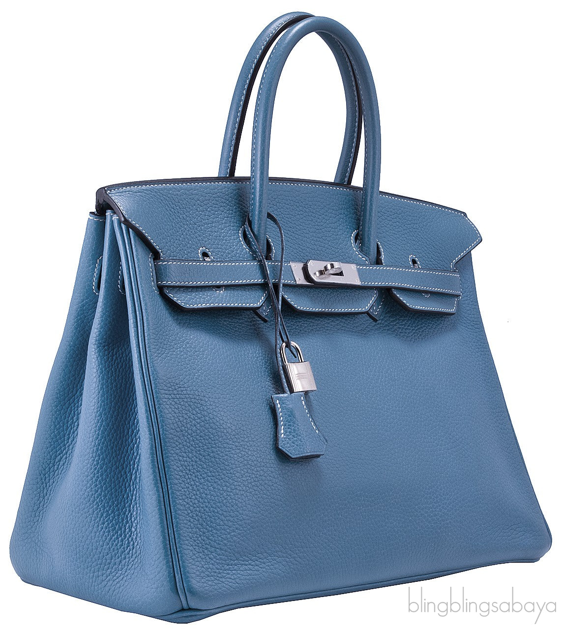 Birkin 35 Blue Jean Togo