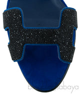 Night 70 Blue Slingback Sandals
