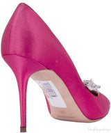 Nadira Crystal Satin Pump