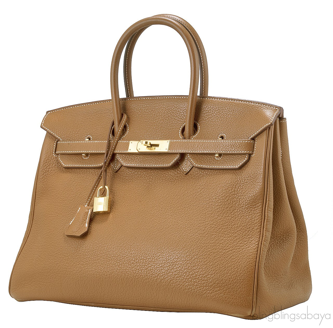 Birkin 35 Gold Taurillon Clem