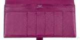 Hermes Bearn Rose Tyrien Crocodile Wallet