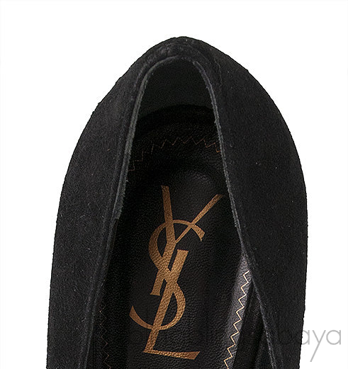Black Suede Tribtoo Pump