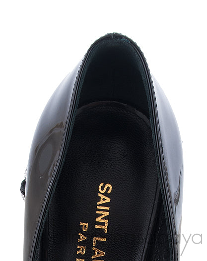 Bow Embellished Leather Pumps