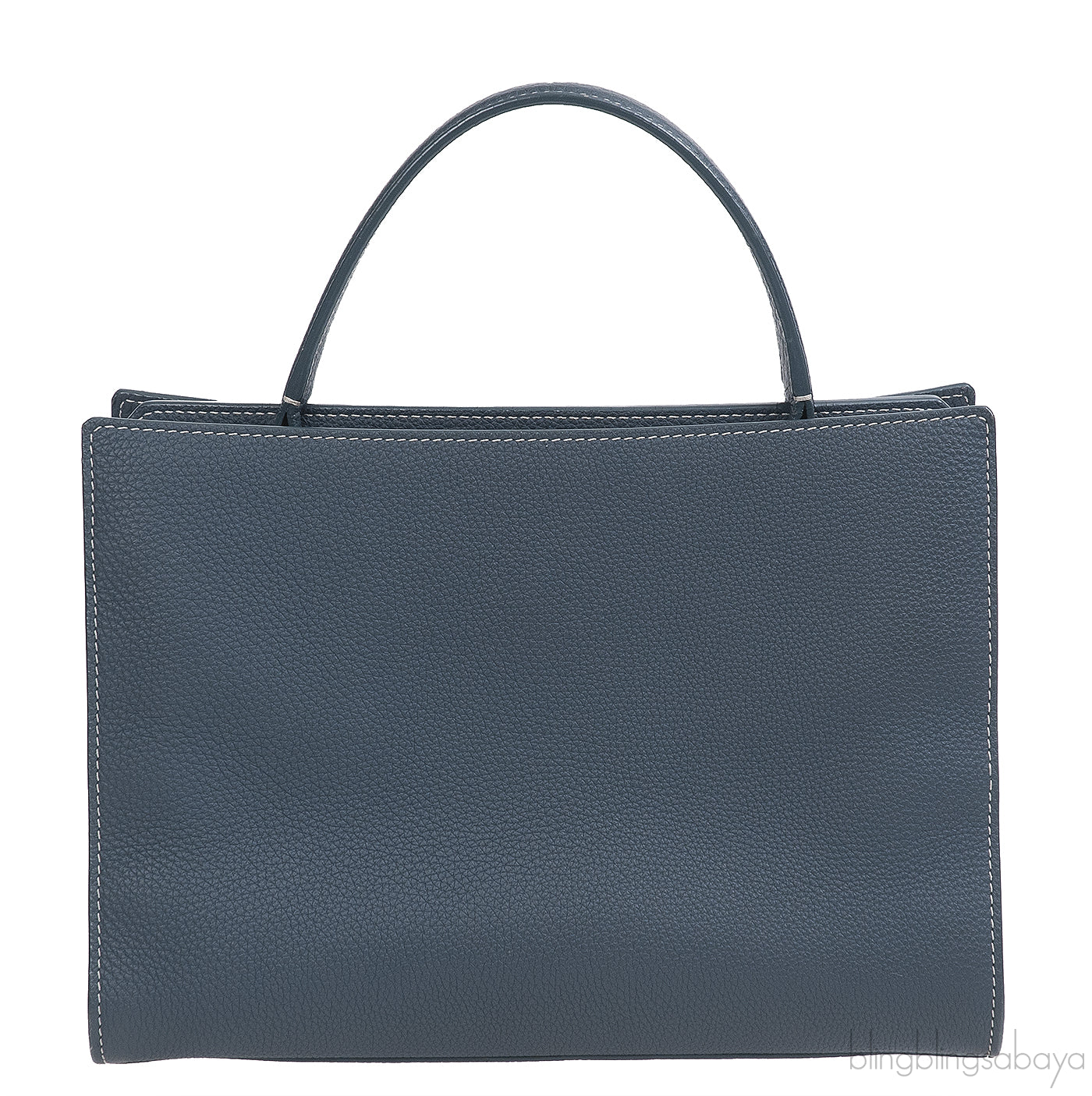 Loro Piana Forest Green Leather Handbag