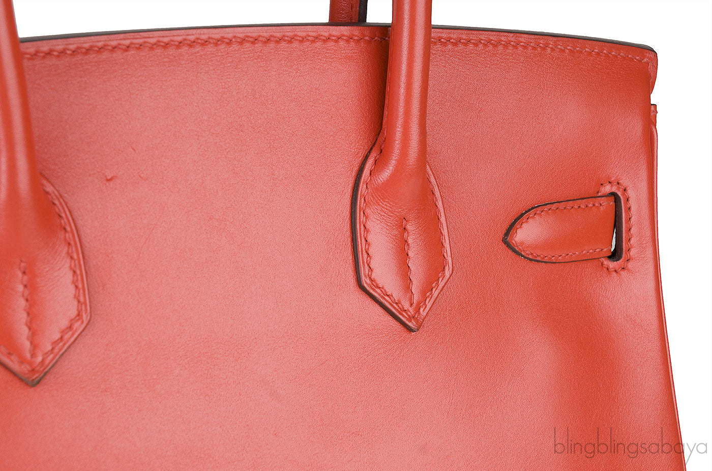 Birkin 30 Tadelakt Capucine GHW